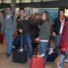 Cerca de noventa aficionados viajaron ayer con el Ademar a Hamburgo