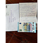 Captura de pantalla de la publicación de 'Facebook' de los propietarios del bar de Candeleda 'La Estación' en Ávila de la carta del cliente que se fue sin pagar.