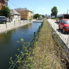 El Canal Bajo del Bierzo a su paso por Ponferrada.