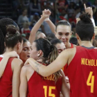 La selección femenina de baloncesto, medalla de plata en los Juegos de Río.