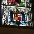 El águila con el emblema «una, grande y libre» del régimen de Franco