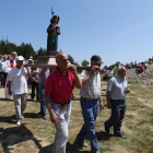 La procesión es uno de los actos de la romería.