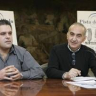 José María Chana y Rodríguez de Francisco, en la rueda de prensa