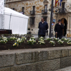 Los parterres de San Marcelo son los únicos que se han adelantado al inicio de la plantación.