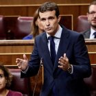 El líder del PP, Pablo Casado. MARISCAL