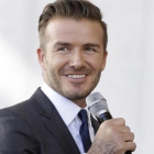 David  Beckham, durante un acto publicitario.