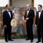 Los miembros de la agrupación cordobesa Cinco Siglos, especializada en música histórica.