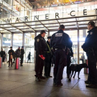 Agentes de policía en Nueva York.