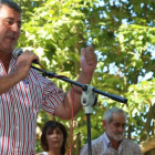 El responsable nacional de UPA, Lorenzo Ramos, se dirige a los afiliados.