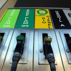 Un surtidor de carburante de Barcelona.