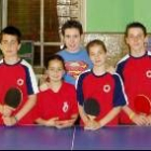 Equipo alevín masculino y femenino de La Granja que se proclamó campeón