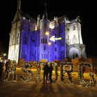 Imagen nocturna del Palacio Episcopal de Astorga. RAMIRO