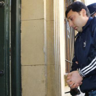El acusado del crimen de la joven rumana en el barrio de San Mamés a su llegada a los juzgados de León