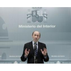 El vicepresidente primero del Gobierno y ministro del Interior, Alfredo Pérez Rubalcaba.