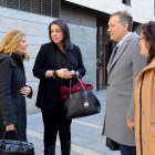 Los abogados Barbara Royo, Patricia Catalina, Miguel Becerra y Nerea Ortega. LETICIA PÉREZ