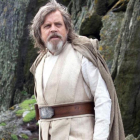 Mark Hamill, como Luke Skywalker, en Los últimos Jedi