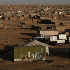 Campo de refugiados de saharauis en Tinduf, al sur de Argelia.