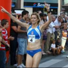 La atleta avilesina Irene Alfonso se adjudicó la carrera femenina