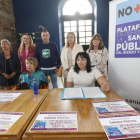 Integrantes de la Plataforma en Defensa de la Sanidad. L. DE LA MATA