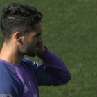 Isco, en un entrenamiento del Madrid.