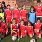 Formación del equipo del CD Ponferrada en la 2.ª División Provincial Benjamín.