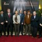 El consejero de Fomento posa con los alcaldes de la provincia leonesa