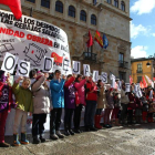 Sofía Delgado apoyó a Everest desde la manifestación de Podemos en Madrid