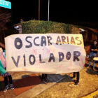 Las protestan en contra de Oscar Arias por las acusaciones en su contra de abusos sexuales.