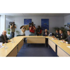 El vicepresidente de la CE, Joaquín Almunia, se reunió con el ministro de Industria y los presidentes del País Vasco, Galicia y Asturias.