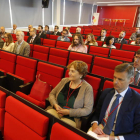 Participantes en la jornada sobre ciberdelitos. RAMIRO