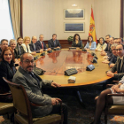 La reunión se celebró tras la apertura de la legislatura. DL