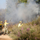 La provincia leonesa solo registra un incendio forestal controlado desde hace días en el municipio de Santa Colomba de Curueño. MARCIANO PÉREZ.
