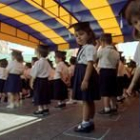 Un grupo de niños de la guardería pública Parque de los Reyes de titularidad del Ayuntamiento