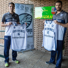 Los nuevos jugadores del CB San Andrés, durante su presentación. DL
