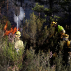 Imagen de un incendio en el Curueño este verano. F. OTERO PERANDONES