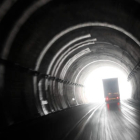 Uno de los túneles de la AP-66. DL