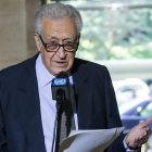 El enviado especial de la ONU y de la Liga Árabe para Siria, Lakhdar Brahimi.