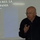 Eutimio Martino, en el Instituto Bíblico de Cistierna.