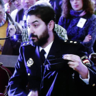 El jefe de grupo de la Udev, en el trasnscurso de su declaración de ayer en sala.