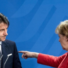 Merkel y Conte