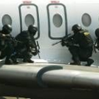 Entrenamiento de un simulacro de secuestro en un avión
