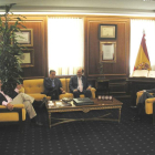 Primera reunión del Consejo de Alcaldes celebrada ayer.