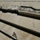 Estado actual de las escaleras en el paseo de la Condesa