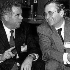 Rosendo Naseiro y Ángel Sanchís, en una foto tomada a finales de los 80.