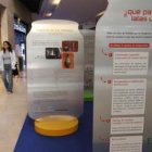 Los carteles informativos de la exposición pretenden inculcar conciencia medioambiental.
