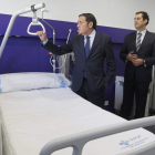 El consejero, en su visita a la reforma del Hospital de Zamora.