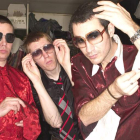 Tres de los cuatro integrantes de la banda inglesa Big Bos Man, que hoy actúa en León.