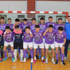 Formación del equipo de 	La Bañeza FS que milita en la 1ª División Regional Juvenil. DL