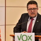 El líder de Vox en Andalucía, Francisco Serrano. CARLOS BARBA