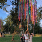 Una de las instalaciones del proyecto artístico ‘Carrizo con Arte’. DL